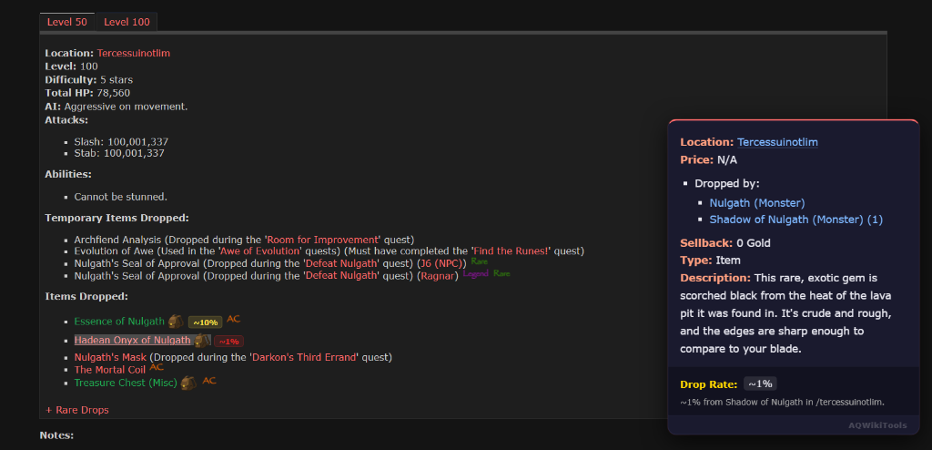 Wiki Badges & Hover Preview